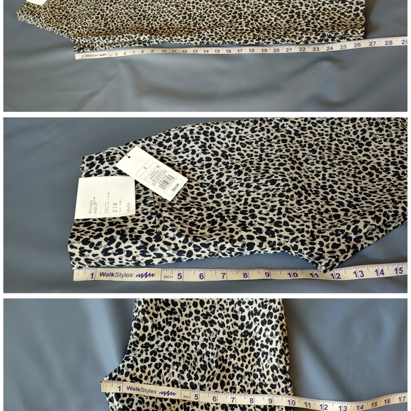 A New Day Leopard,Animal print High rise Skinny leg Cropped Ankle Flat front 2 - Picture 5 of 6